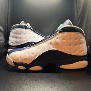Jordan 13 Retro "Obsidian Powder Blue White" size 13, like new